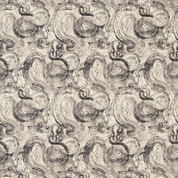 Clarke & Clarke Hatoum Jacquard Noir Fabric F1769/03.CAC.0