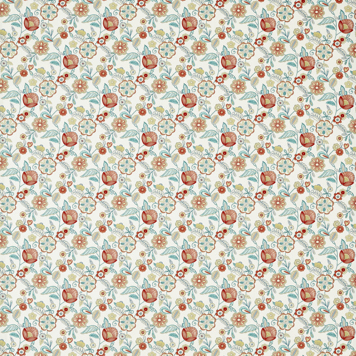 Clarke & Clarke Camellia Spice Fabric Sample F1778/02.CAC.0