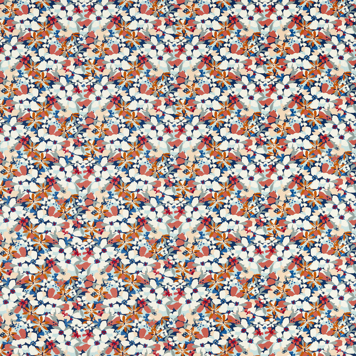Clarke & Clarke Clementine Midnight Spice  Fabric F1780/02.CAC.0