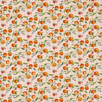 Clarke & Clarke Orange Blossom Blush Fabric F1784/01.CAC.0