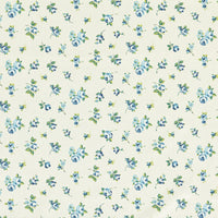 Clarke & Clarke Rosebud Cobalt Fabric F1785/02.CAC.0