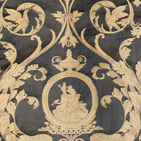 Old World Weavers Delfini Nero Fabric F322550001