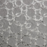 Old World Weavers Velluto Cerchio Silver Fabric F370010001