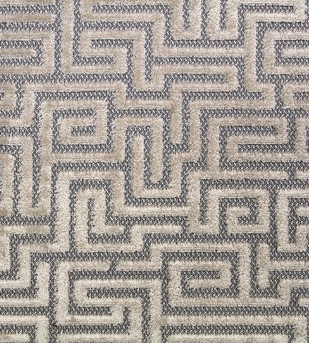 Old World Weavers Velluto Labirinto Cream Fabric Sample F370020001