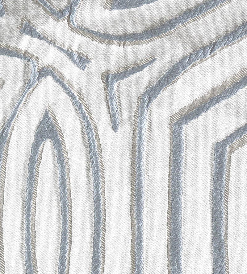 Old World Weavers Trinita Dei Monti Geo Light Blue Fabric F380180003
