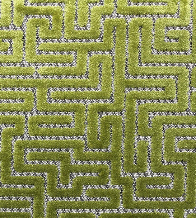 Old World Weavers Velluto Labirinto Citron Fabric F370020004