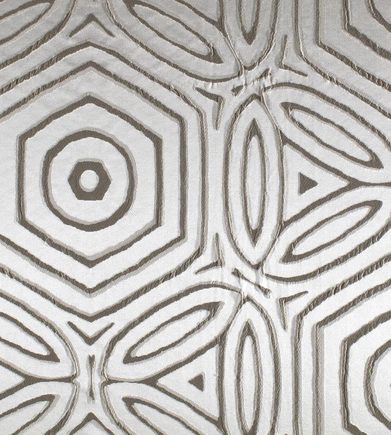 Old World Weavers Trinita Dei Monti Geo Taupe Fabric F380180004