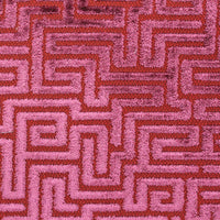 Old World Weavers Velluto Labirinto Raspberry Fabric F370020005