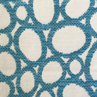 Old World Weavers Madagascar Ovals Fr Aqua Fabric F380380006