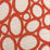 Old World Weavers Madagascar Ovals Fr Tangerine Fabric Sample F380380007