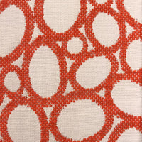 Old World Weavers Madagascar Ovals Fr Tangerine Fabric F380380007