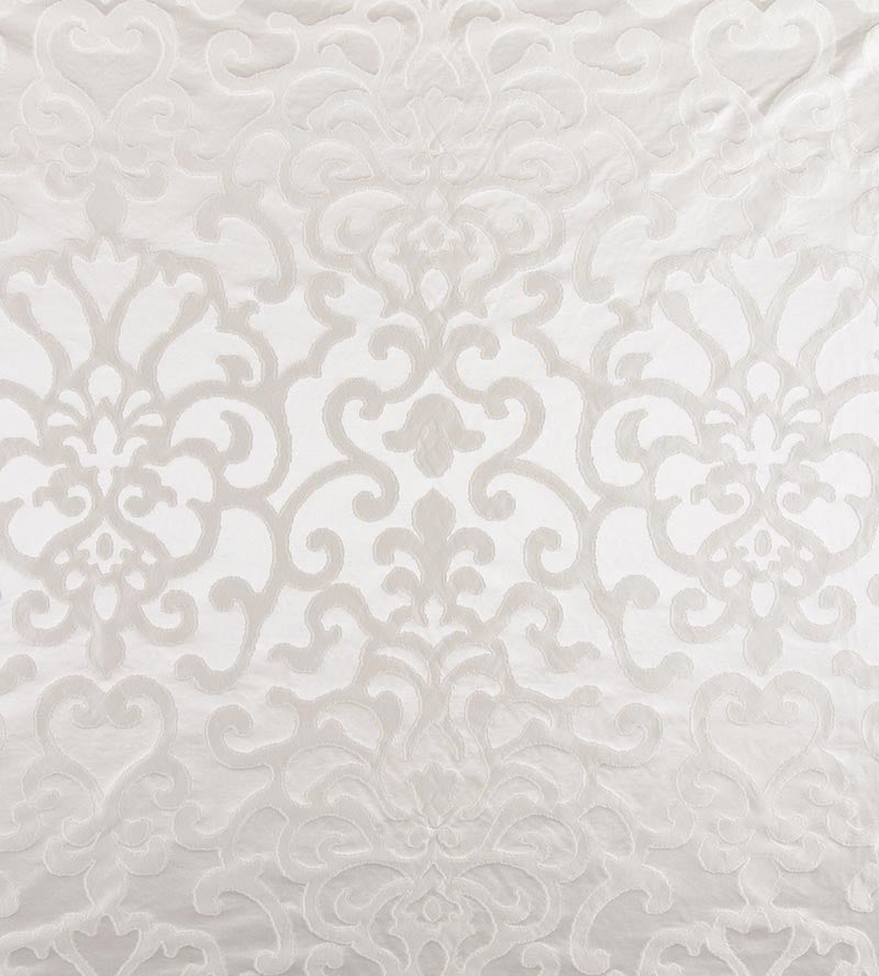 Old World Weavers Galleria Colonna Damasco Snow Fabric F3DAMA3614
