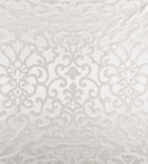 Old World Weavers Galleria Colonna Damasco Snow Fabric F3DAMA3614