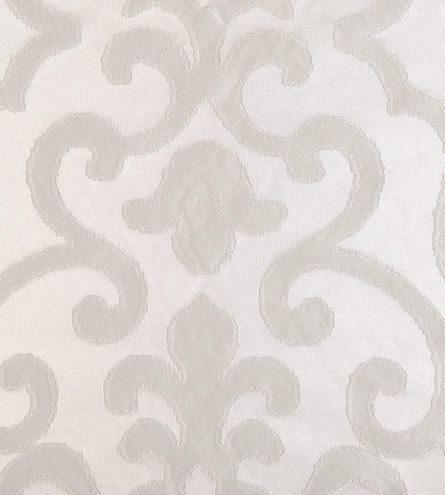 Old World Weavers Galleria Colonna Damasco Snow Fabric Sample F3DAMA3614