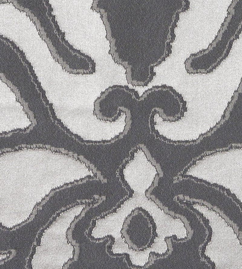 Old World Weavers Galleria Colonna Damasco Grey Fabric F3DAMA3616