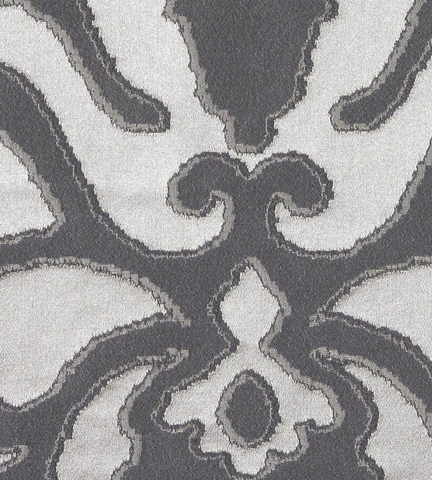 Old World Weavers Galleria Colonna Damasco Grey Fabric F3DAMA3616