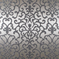 Old World Weavers Galleria Colonna Damasco Grey Fabric F3DAMA3616