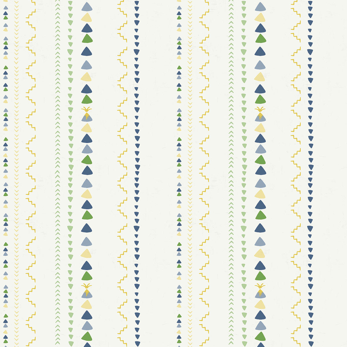 Seabrook Designs Volcano Stripe Green, Gold, And Blue  Wallpaper FA40101