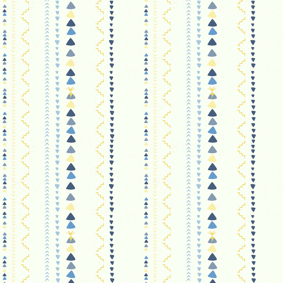Seabrook Designs Volcano Stripe Gold And Blue Wallpaper FA40102