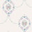Seabrook Designs Flutter Butterfly Pink, Teal, And Metallic Silver Wallpaper Sample FA41409