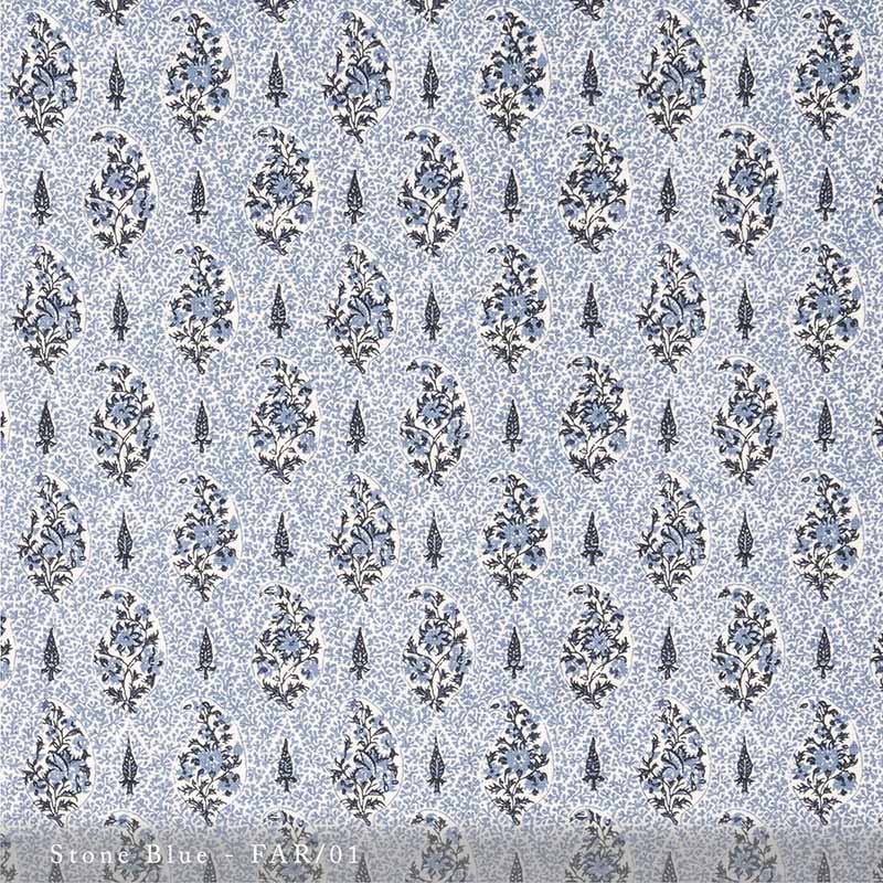 Lisa Fine Fariba Stone Blue Fabric Sample FAR-01