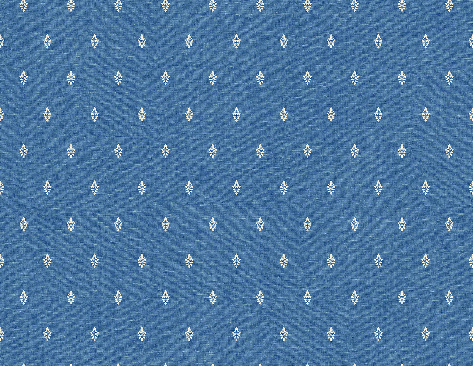 Seabrook Designs Petite Feuille Sprig Denim Wash Wallpaper Sample FC60602