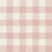 Seabrook Designs Bebe Gingham Rustic Rouge Wallpaper FC62301