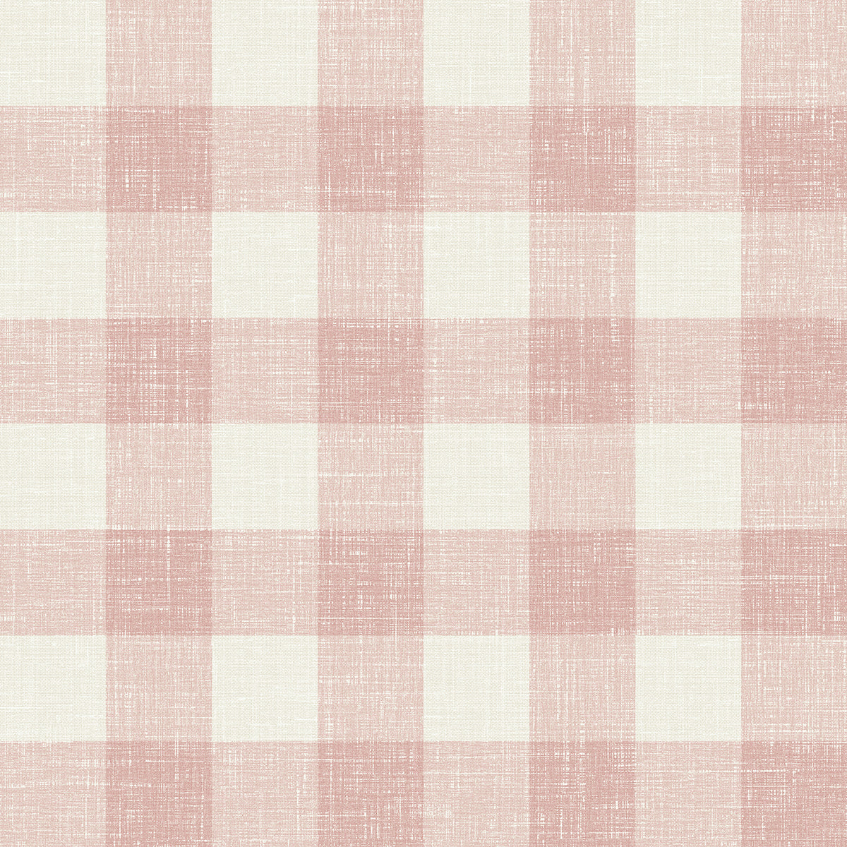 Seabrook Designs Bebe Gingham Rustic Rouge Wallpaper Sample FC62301
