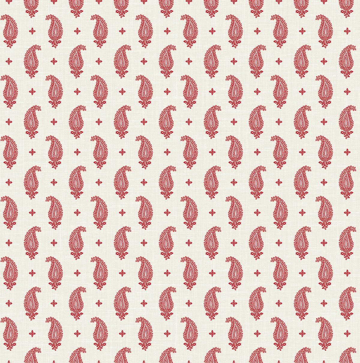 Seabrook Designs Maia Paisley Antique Ruby Wallpaper FC62401