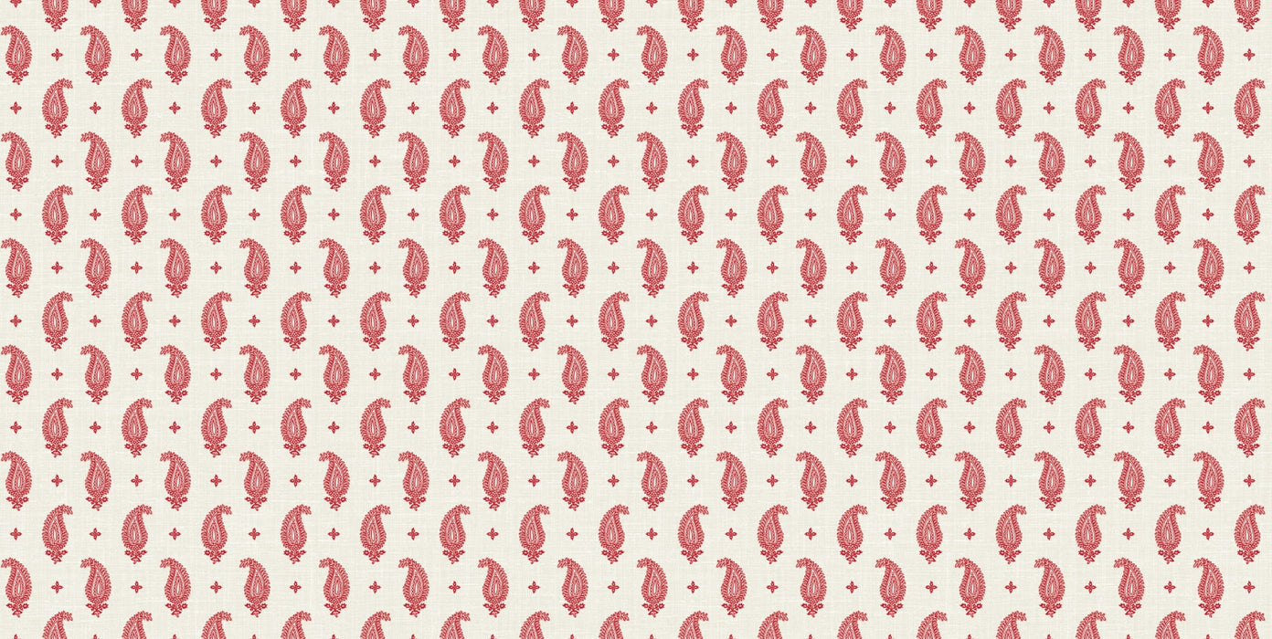 Seabrook Designs Maia Linen Fabric Rustic Rouge Fabric FC62711F