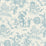 Seabrook Designs Chinoiserie Linen Fabric Bleu Bisque Fabric Sample FC62802F