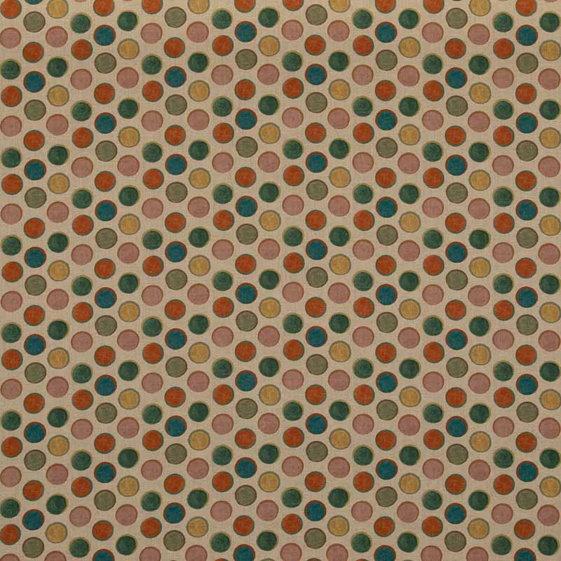 Mulberry Home Croquet Spice Fabric Sample FD2006.T30.0