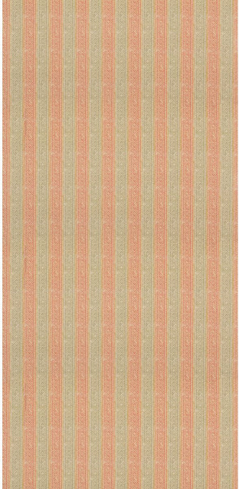 Mulberry Home Ladbroke Stripe Red/Green Fabric FD2018.V117.0