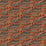 Mulberry Home End Paper Velvet Teal/Spice Fabric FD2022.R50.0
