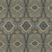 Mulberry Home Woodland Paisley Indigo Fabric FD2028.H10.0