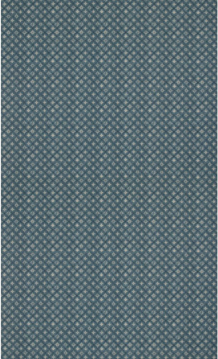 Mulberry Home Croft Trellis Indigo Fabric FD2031.H10.0