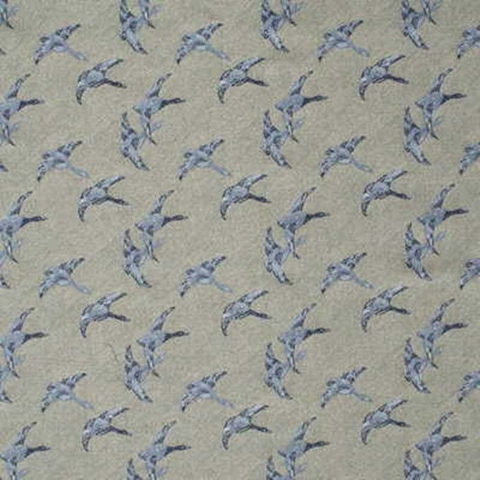 Mulberry Home Mallards Blue Fabric Sample FD573.H101.0