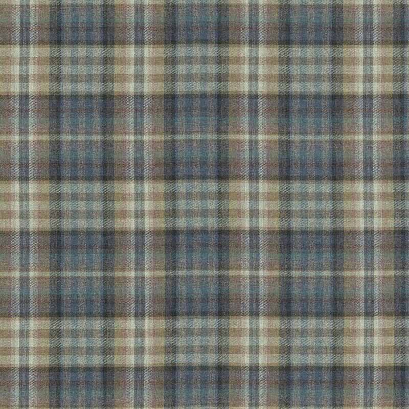 Mulberry Home Nevis Blue Fabric Sample FD748.H101.0