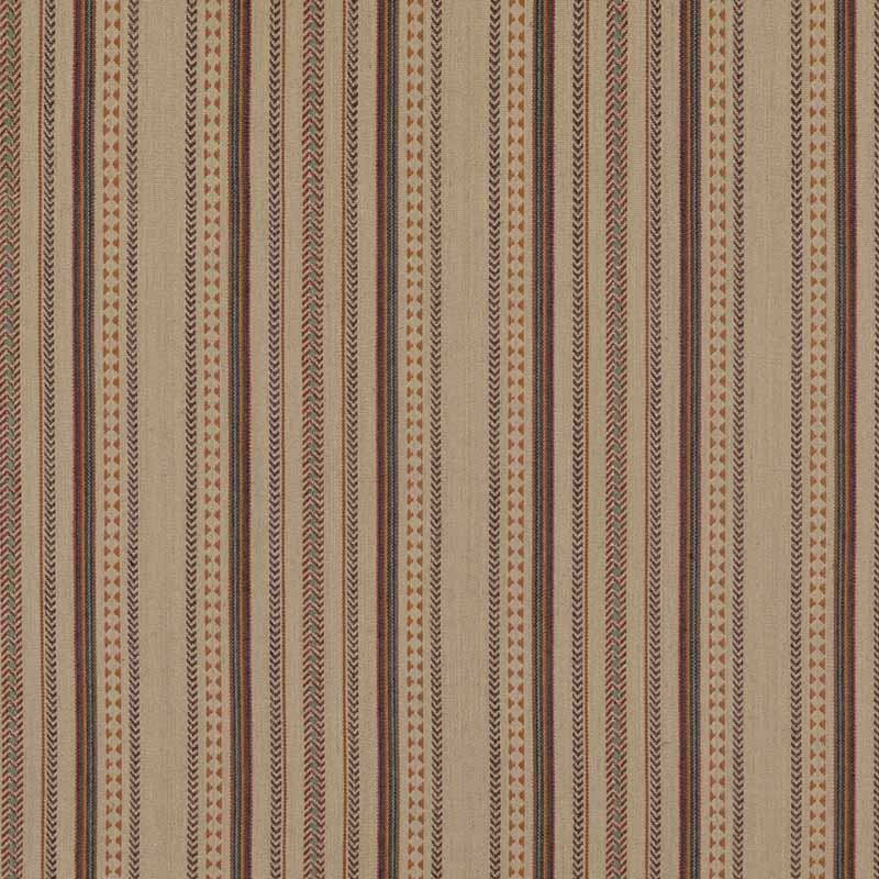 Mulberry Home Racing Stripe Plum Fabric Sample FD788.H113.0