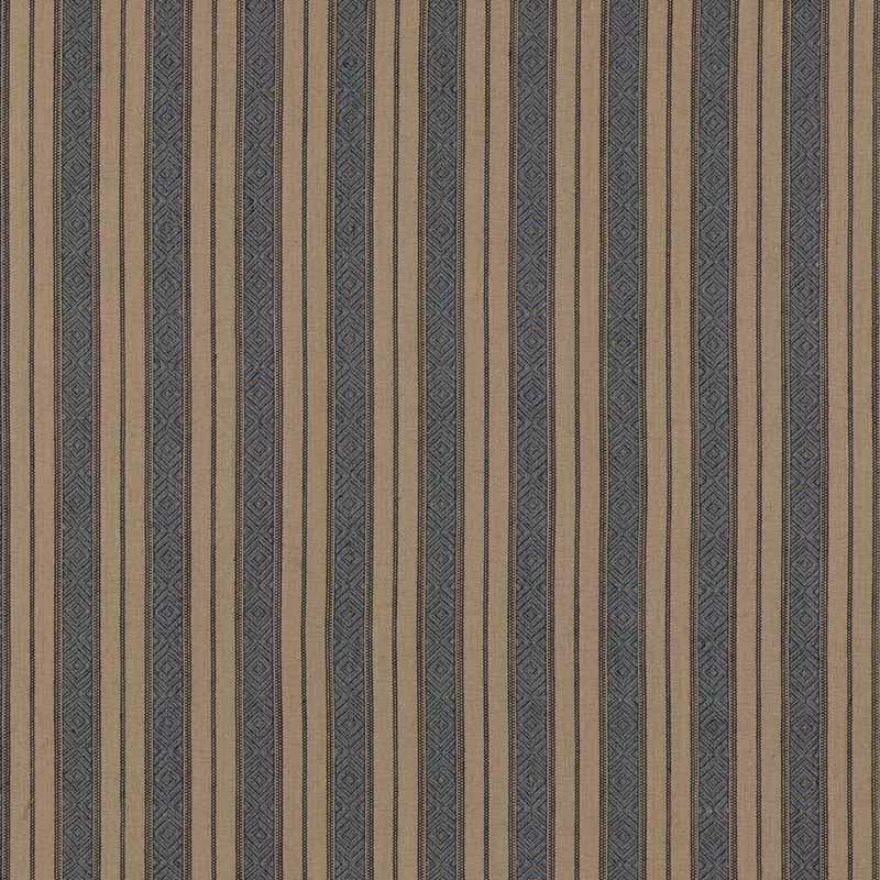 Mulberry Home Cowdray Stripe Denim Fabric Sample FD790.G34.0
