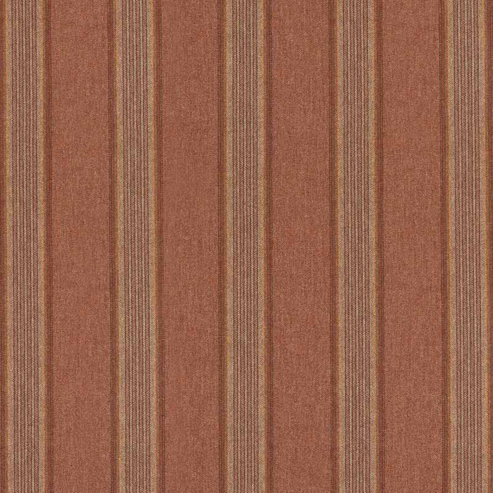 Mulberry Home Moray Stripe Russet Fabric Sample FD808.V55.0