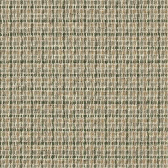 Mulberry Home Babington Check Green/Sand Fabric Sample FD810.S25.0