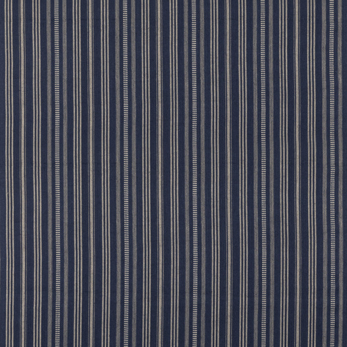 Mulberry Home Signal Stripe Indigo Fabric Sample FD831.H10.0