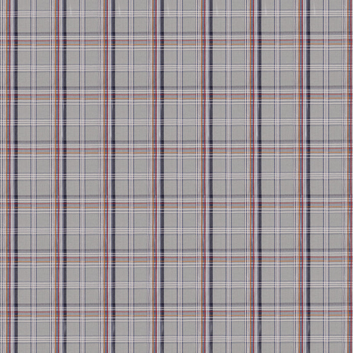 Mulberry Home Ocean Check Blue Fabric Sample FD832.H101.0