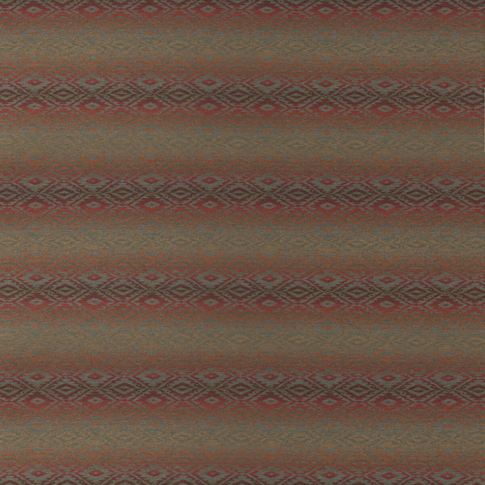 Mulberry Home Beaumaris Red/Green Fabric Sample FD836.V90.0