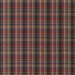 Mulberry Home Lindisfarne Plaid Charcoal/Red Fabric FD838.A44.0