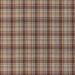 Mulberry Home Lindisfarne Plaid Russet/Aqua Fabric Sample FD838.V174.0