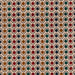Mulberry Home Wicket Teal/Red Fabric FD843.R52.0