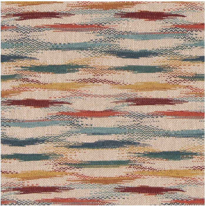 Mulberry Home Felbrigg Teal/Spice Fabric FD850.R50.0