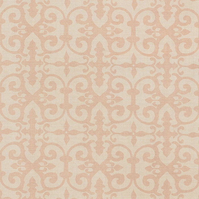 Schumacher Ferne Park Pink Fabric Sample FERN004